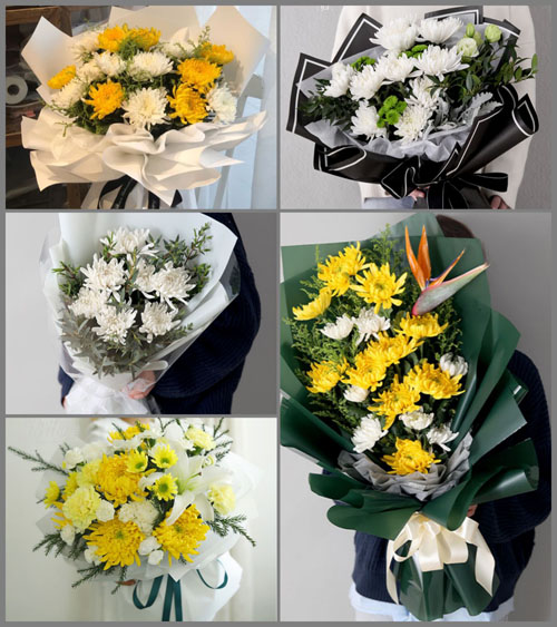 四川成都崇州市羊马镇漕溪村白事花束代送